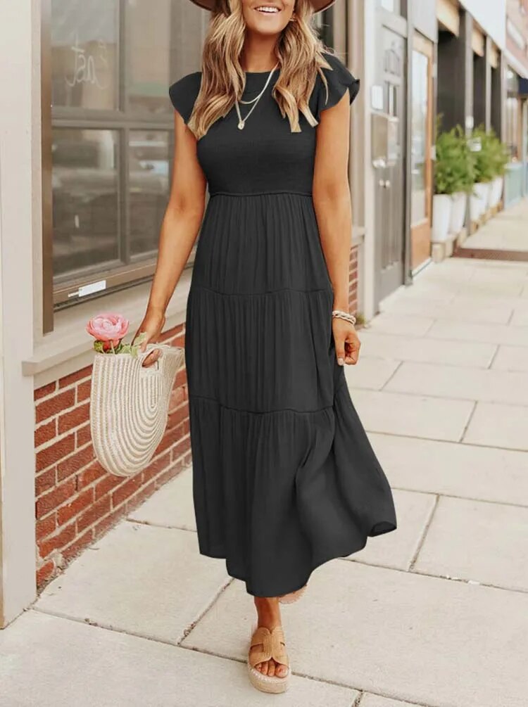 Amelia | Elegant Summer Midi Dress