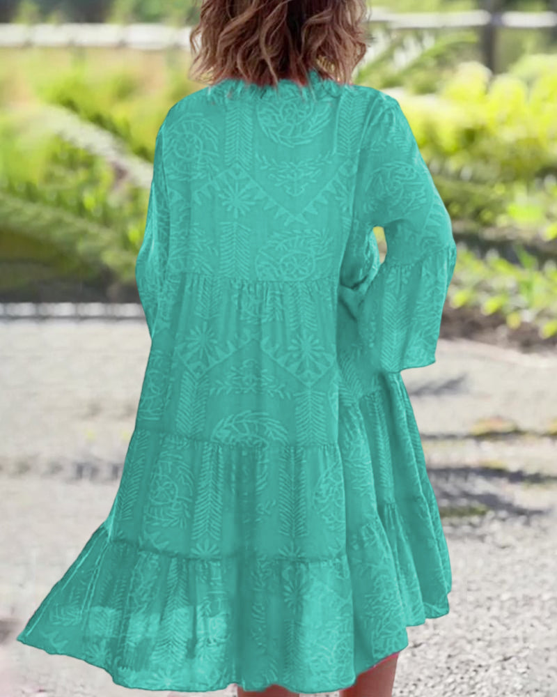 Sara - Boho Women's Summer Midi Dress