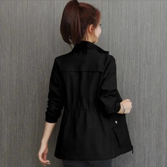 Everly | Women's Casual Stand-Collar Lightweight Trenchcoat