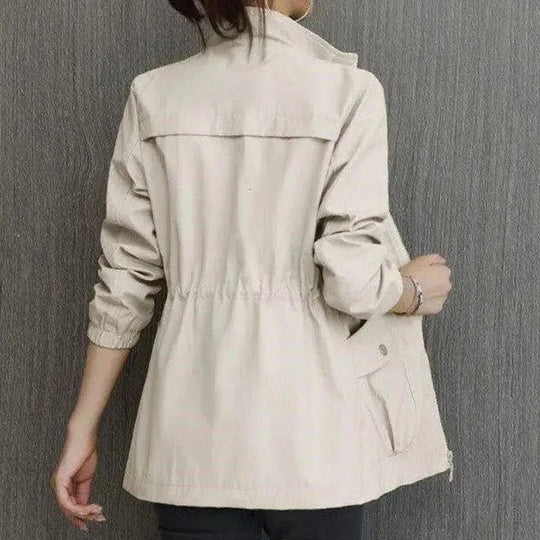 Everly | Women's Casual Stand-Collar Lightweight Trenchcoat