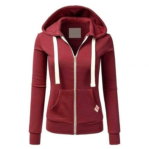 Lena | Women's Slim-Fit Long Sleeve Zip Hoodie