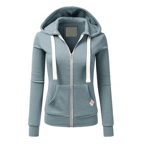 Lena | Women's Slim-Fit Long Sleeve Zip Hoodie