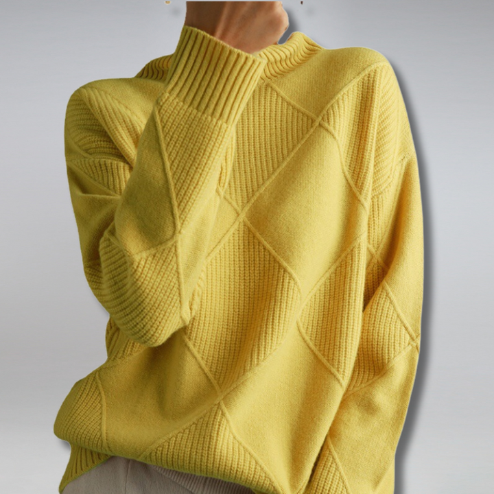 Maren | Women's Cozy Turtleneck Long Sleeve Oversized Sweater