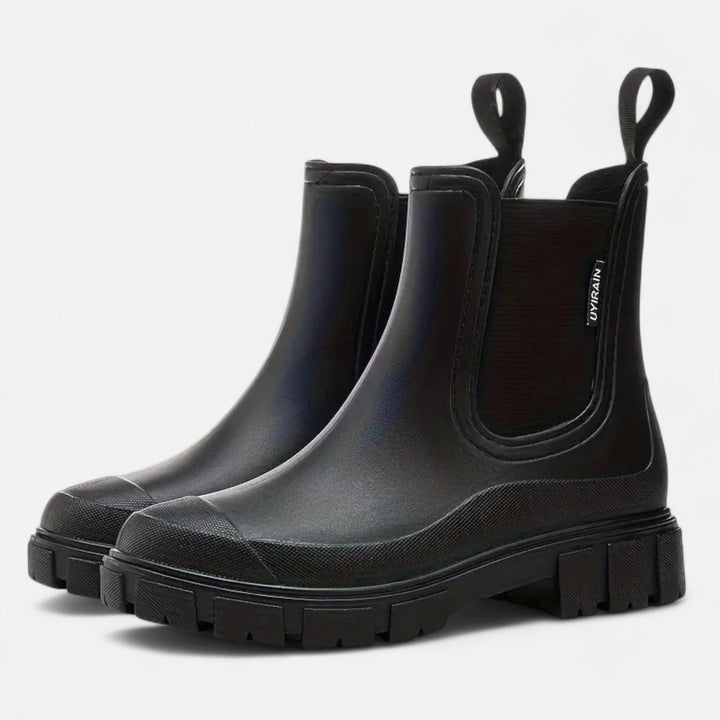 Margot | Women's Waterproof Lug-Sole Chelsea Ankle Rain Boots
