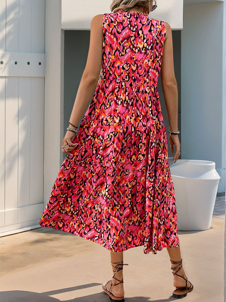 Zuri | Flattering Floral Sleeveless Dress