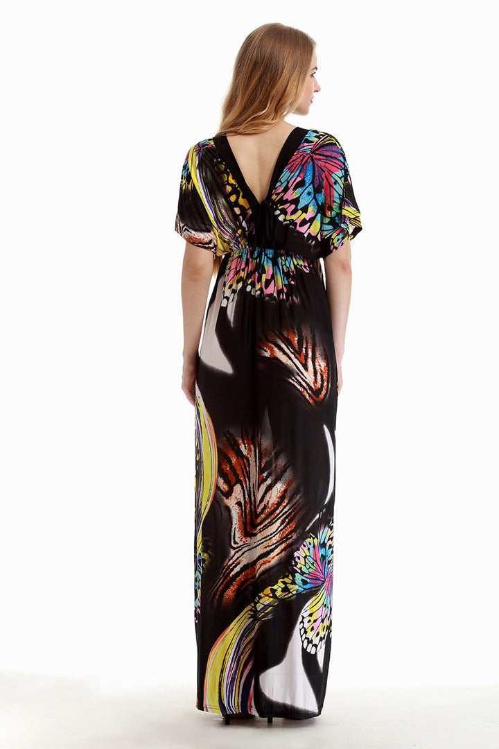 Ella | Flattering Butterfly Maxi Dress