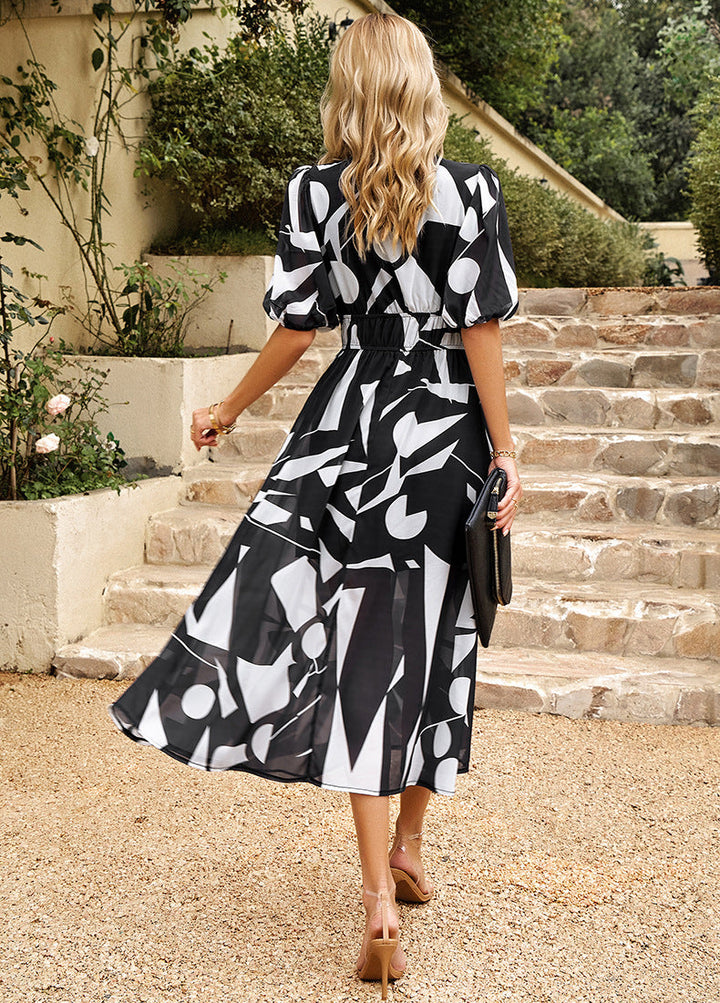 Ruby | Flattering Floral Midi Dress