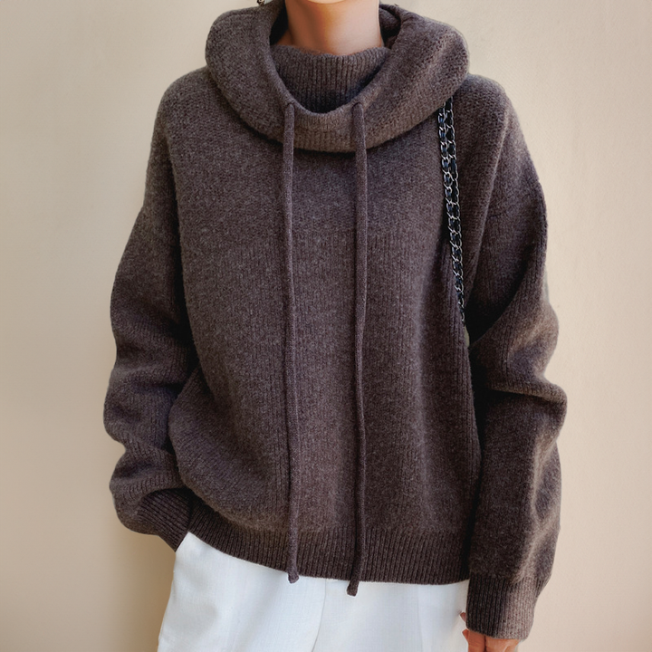 Sofie | Women's Cozy Knit Long Sleeve Hoodie