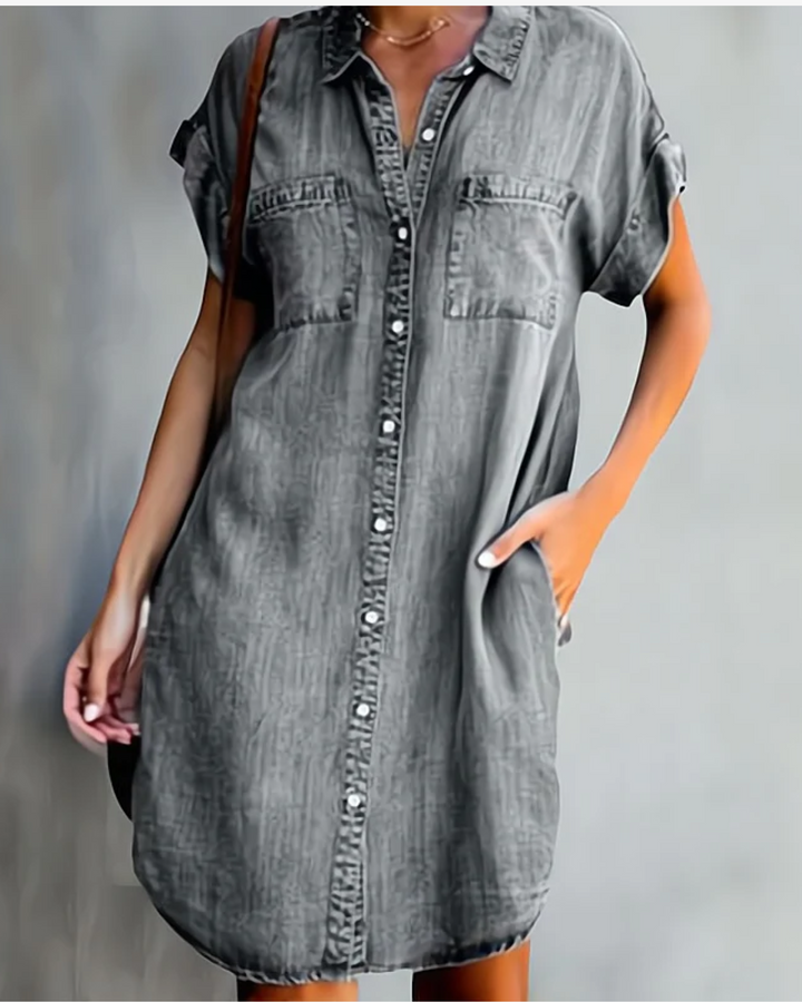 Elenore - Denim Dress