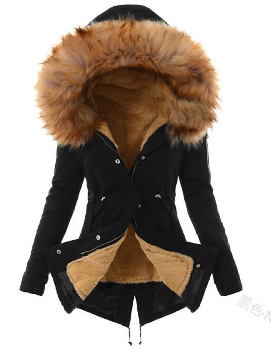 Winifred | Women's Hooded Adjustable-Waist Midi Parka