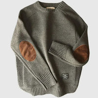Bennett | Men's Classic Elbow Patch Crew Sweater