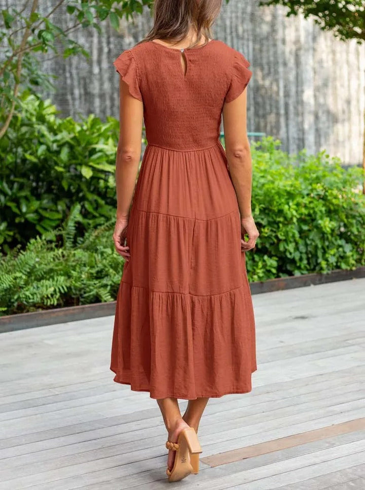 Amelia | Elegant Summer Midi Dress