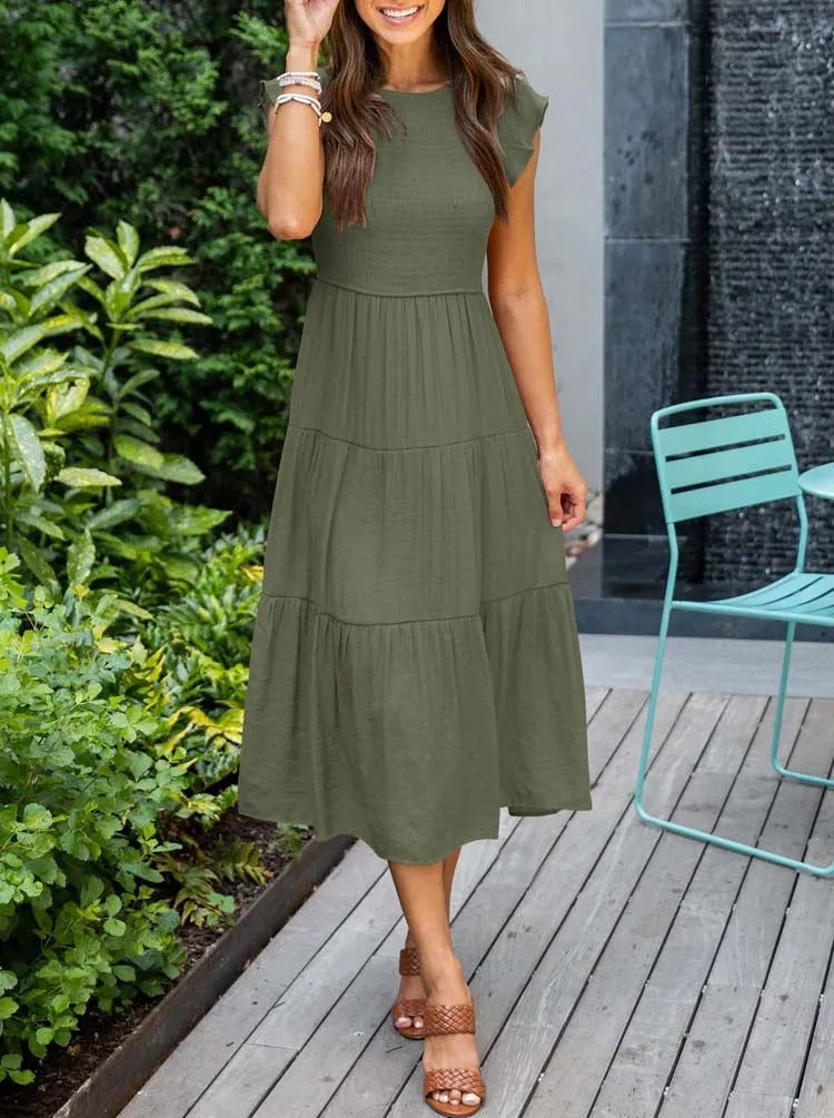 Amelia | Elegant Summer Midi Dress