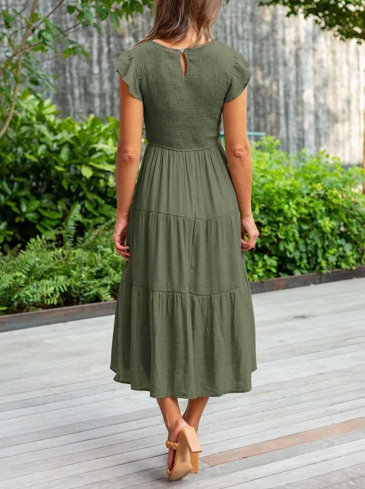 Amelia | Elegant Summer Midi Dress