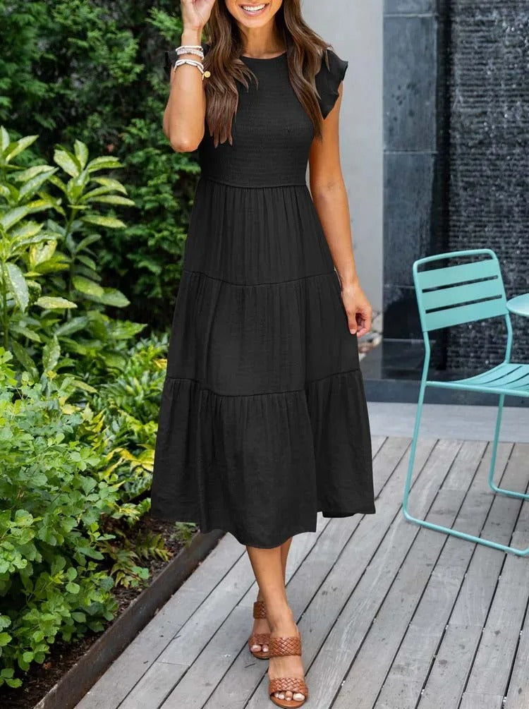 Amelia | Elegant Summer Midi Dress