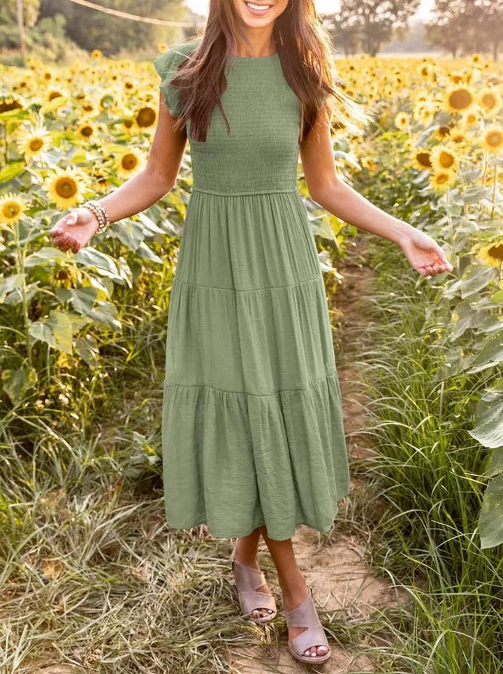 Amelia | Elegant Summer Midi Dress
