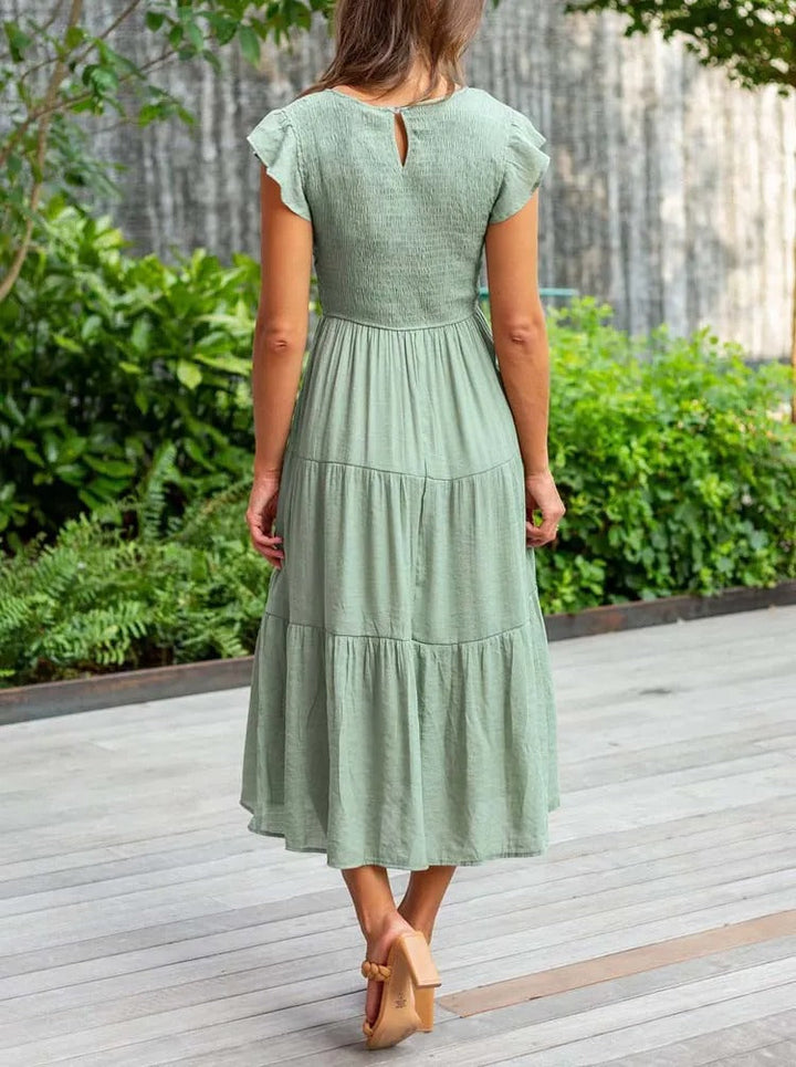 Amelia | Elegant Summer Midi Dress
