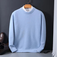 Leonard | Men's Crew Neck Long Sleeve Knit Sweater