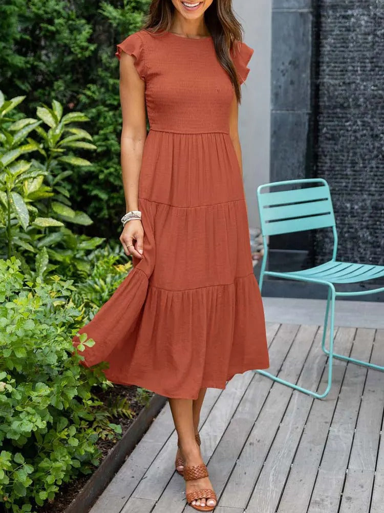 Amelia | Elegant Summer Midi Dress
