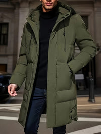 Men's Hooded Long Padded Winter Jacket | Hendrix