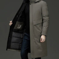 Men's Insulated Hooded Long Puffer Coat | Grant