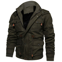 Men's Tactical Hooded Winter Cargo Jacket | Barrett