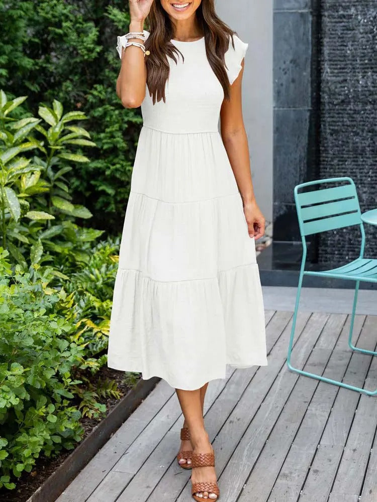 Amelia | Elegant Summer Midi Dress